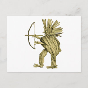 Brave Indian Postkarte