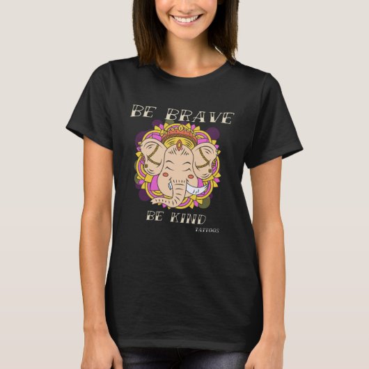 Brave Kind Tattoos Vintage Designs 2 T-Shirt (Vorderseite)