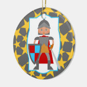 Brave Knight Boy Geburtstagsgeschenk Keramikornament (Links)
