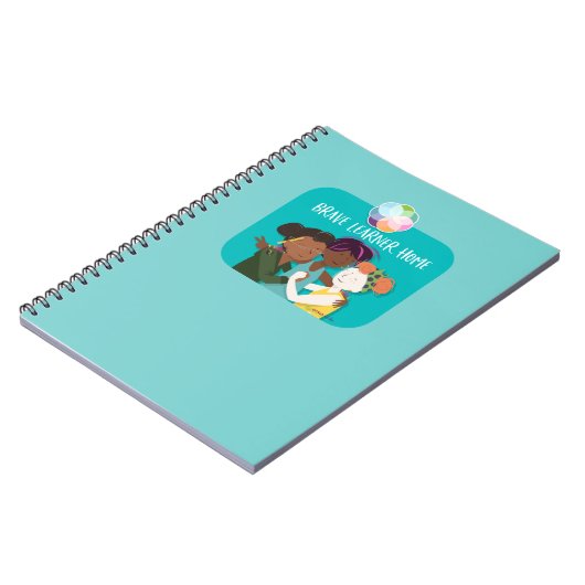 Brave Learner Zuhause Notebook Notizblock (Linke Seite)