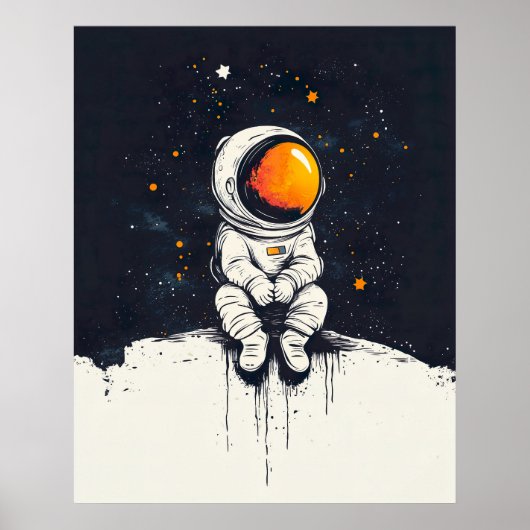 Brave Little Astronaut Poster (Vorne)