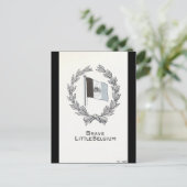 Brave Little Belgien Postkarte (Stehend Vorderseite)