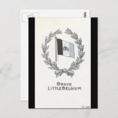 Brave Little Belgien Postkarte (Vorne/Hinten)