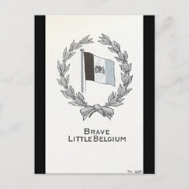 Brave Little Belgien Postkarte