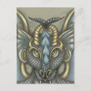 Brave Little Butterfly Postcard Postkarte