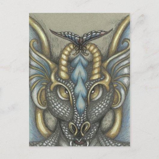 Brave Little Butterfly Postcard Postkarte (Vorderseite)