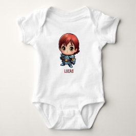 Brave Little Knight Baby Bodysuit Strampler