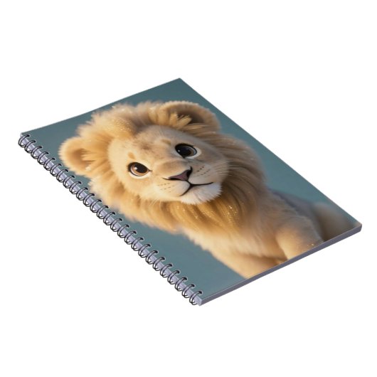 Brave Little Lion Notebook Notizblock (Rechte Seite)