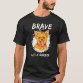 Brave Little Warrior Dog Zubehör Chihuahua T-Shirt (Vorderseite)