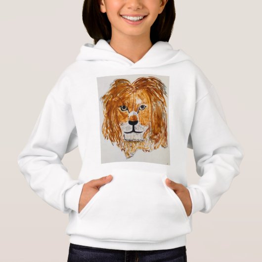 Brave Löwe  Hoodie (Vorderseite)
