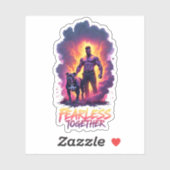 Brave Man Sticker (Blatt)