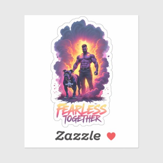 Brave Man Sticker (Blatt)