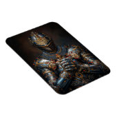 Brave mittelalterlicher Ritter Magnet (Rechte Seite)