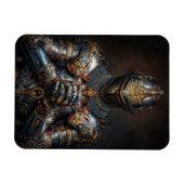 Brave mittelalterlicher Ritter Magnet (Horizontal)