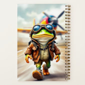 Brave Pilot, Autor Natasha Us Notizblock (Rückseite)