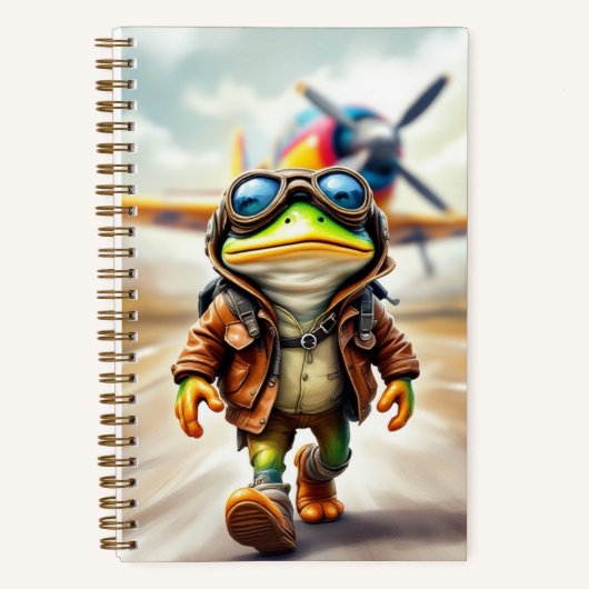 Brave Pilot, Autor Natasha Us Notizblock (Vorderseite)