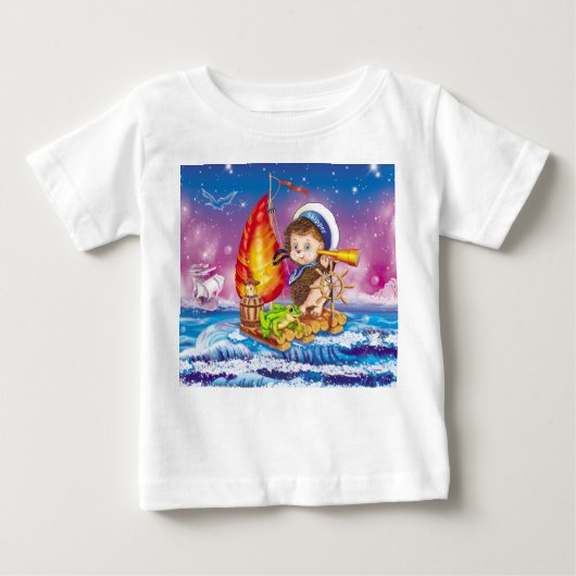 Brave Sailor Baby T-shirt (Vorderseite)