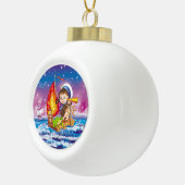Brave Sailor Keramik Kugel-Ornament (Rechts)