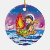 Brave Sailor Keramik Ornament (Vorne)