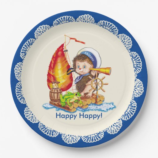 Brave Sailor Pappteller (Vorderseite)