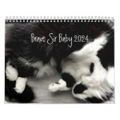 Brave Sir Baby Tuxedo Cat Kalender (Titelbild)
