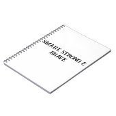 Brave & Smart Kids-Notebook Notizblock (Linke Seite)