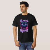 Brave Spirit Neon Panther Graffiti T - Shirt (Vorne ganz)