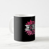 Brave Strong Grateful Breast Cancer Awareness Kaffeetasse (Vorderseite Links)
