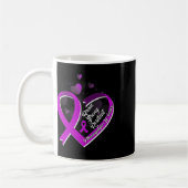 Brave Strong Resilient Fibromyalgia Krieger Awaren Kaffeetasse (Links)