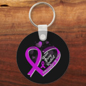 Brave Strong Resilient Fibromyalgia Krieger Awaren Schlüsselanhänger (Vorderseite)