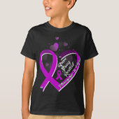 Brave Strong Resilient Fibromyalgia Krieger Awaren T-Shirt (Vorderseite)