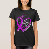 Brave Strong Resilient Fibromyalgia Krieger Awaren T-Shirt (Vorderseite)
