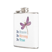 Brave Strong True Dragonfly Flachmann (Links)