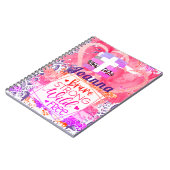Brave Strong Wild Free Cross Spiral Notebook Notizblock (Linke Seite)