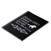 Brave Tough Classy Horse Notizblock (Linke Seite)