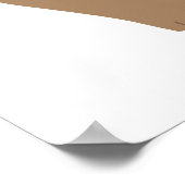 Brave Tribal Bear Niedliches Kinderzimmer Poster (Ecke)