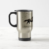 Brave~ Wild Mustang und Quote Travel Mug Reisebecher (Links)
