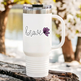 Brave Word Blume Notebook | Die Aufkleber