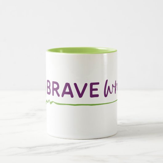 Brave Writer-Tasse Zweifarbige Tasse (Mittel)