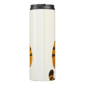 Brave Zodiac Tiger Cartoon Thermal Tumbler Thermosbecher (Rückseite)