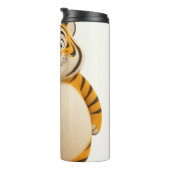 Brave Zodiac Tiger Cartoon Thermal Tumbler Thermosbecher (Nach rechts gedreht)