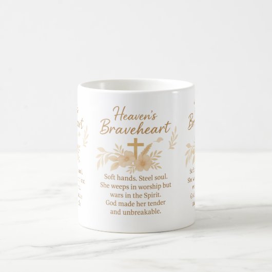Braveheart des Himmels Kaffeetasse (Mittel)