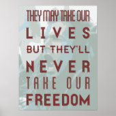 Braveheart Quote Poster (Vorne)