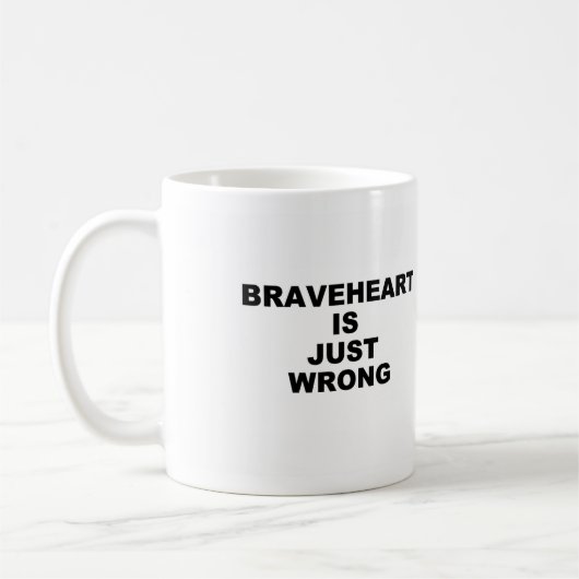 Braveheart-Tasse Kaffeetasse (Links)