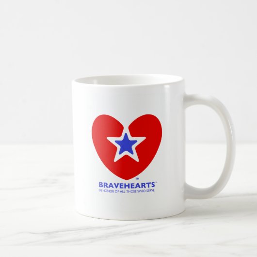 Bravehearts Logo Kaffeetasse (Rechts)