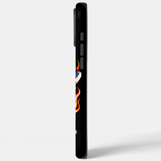 Braver Feuerwehrmann bereit Case-Mate iPhone Hülle (Rückseite / Links)