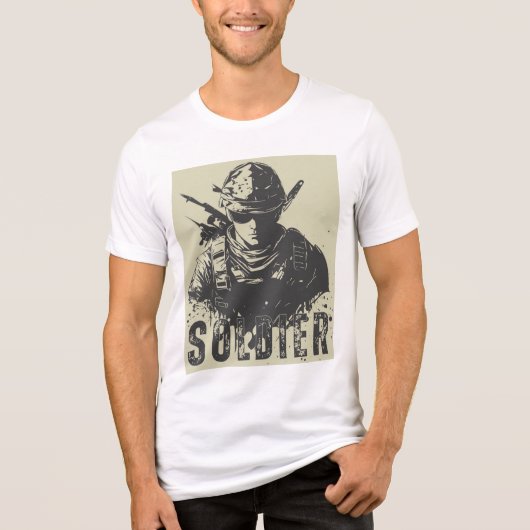 Braver Geist in jedem Faden Tri-Blend Shirt (Vorderseite)