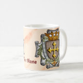 Braves Familienwappen Kaffeetasse (VorderseiteRechts)