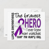 Bravest Hero I Ever Knew Lupus Postkarte (Vorne/Hinten)