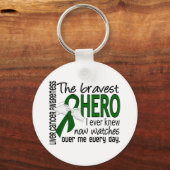 Bravest Hero I je wusste Leberkrebs Schlüsselanhänger (Vorderseite)